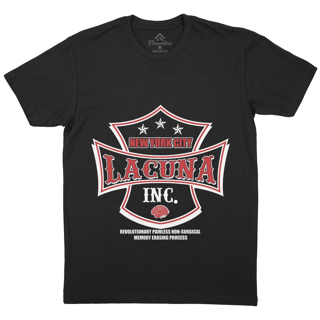 Lacuna Inc Mens Crew Neck T-Shirt Space D391