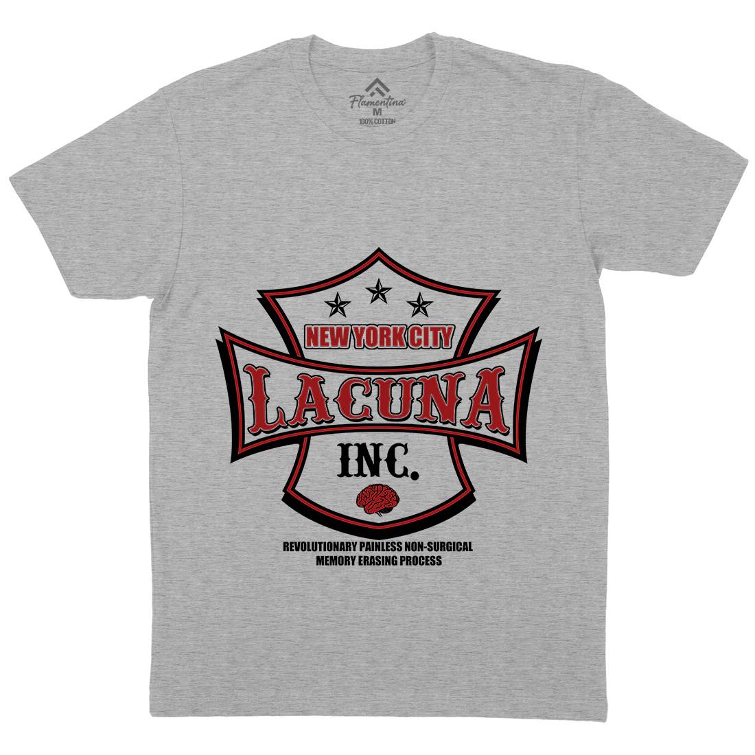 Lacuna Inc Mens Organic Crew Neck T-Shirt Space D391