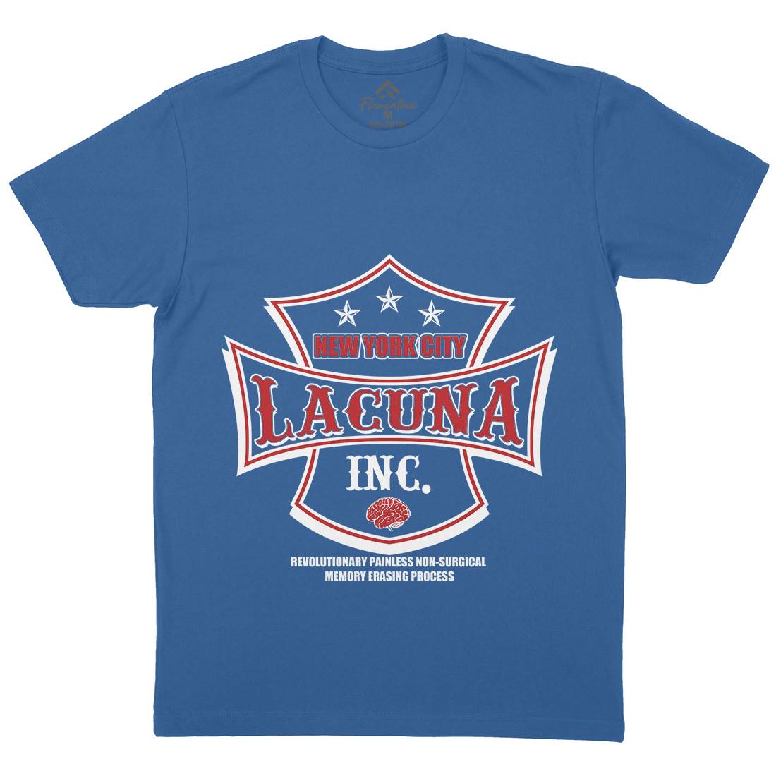 Lacuna Inc Mens Organic Crew Neck T-Shirt Space D391