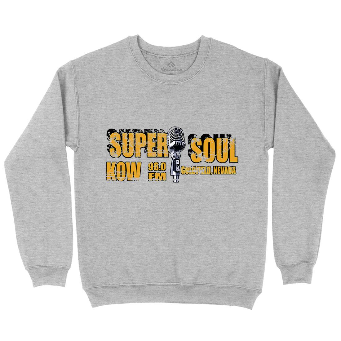 Super Soul Mens Crew Neck Sweatshirt Music D392