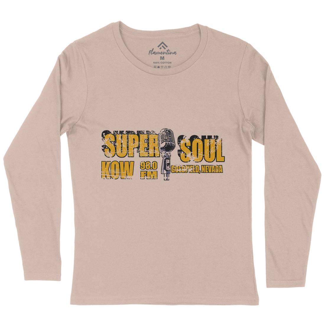 Super Soul Womens Long Sleeve T-Shirt Music D392