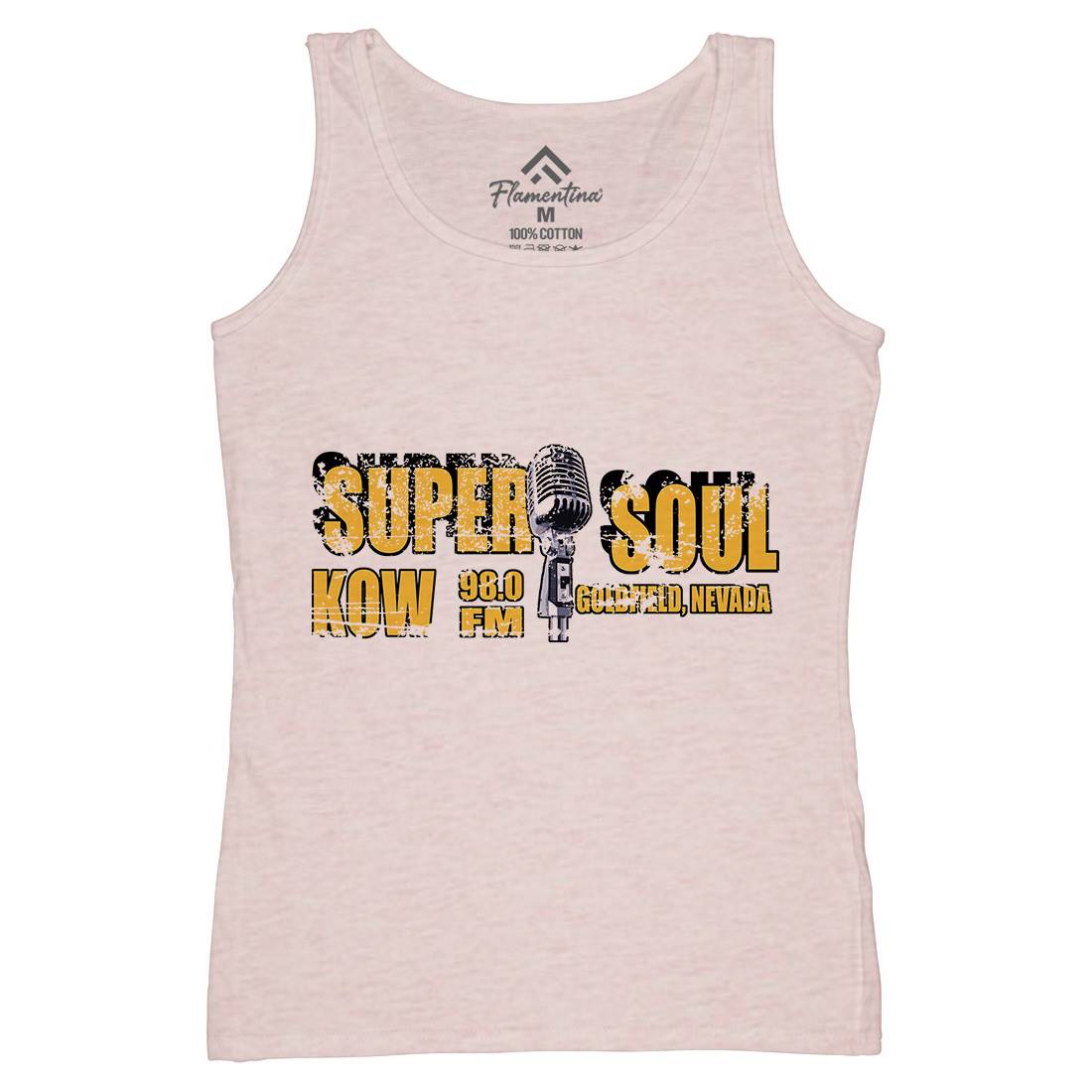 Super Soul Womens Organic Tank Top Vest Music D392