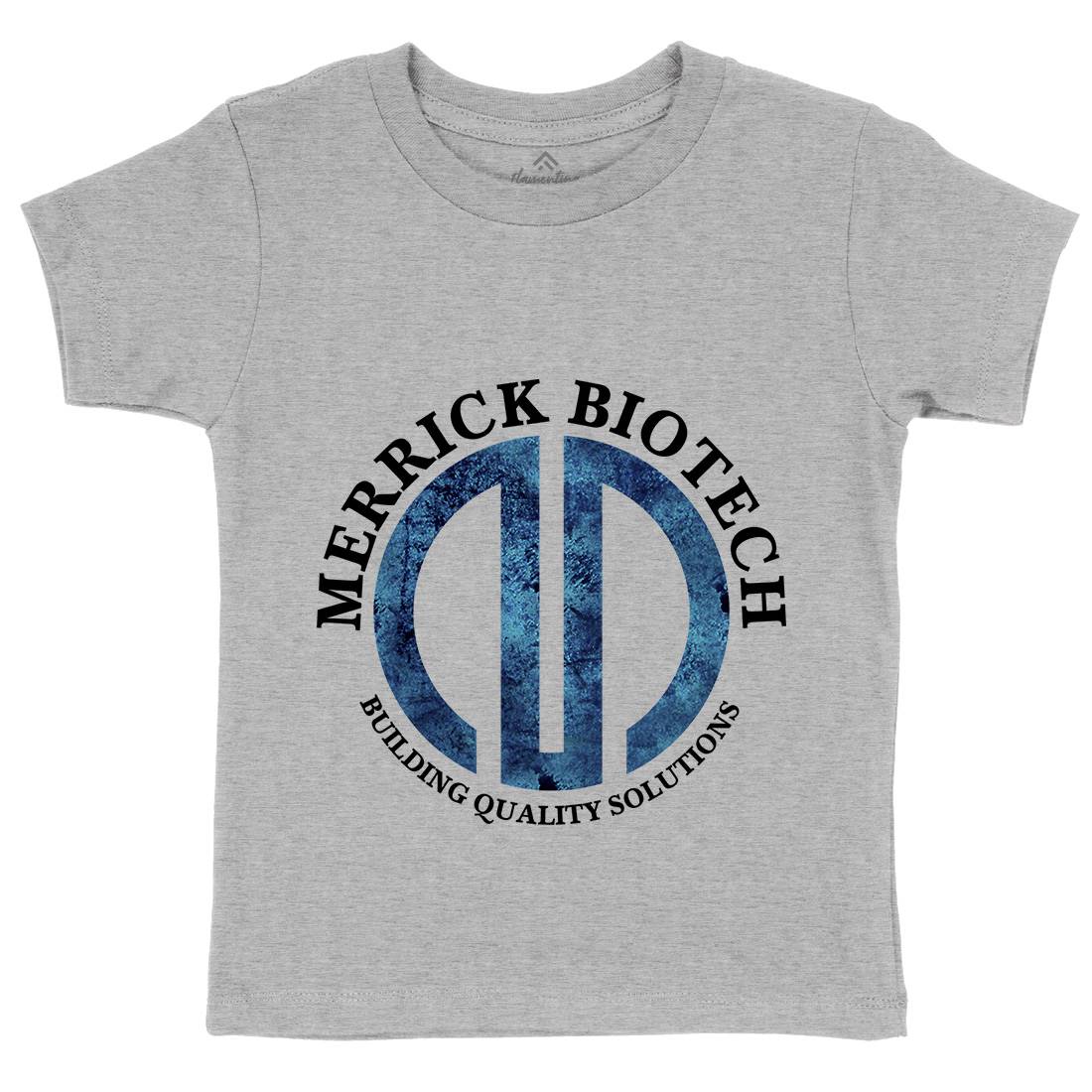 Merrick Biotech Kids Crew Neck T-Shirt Space D393