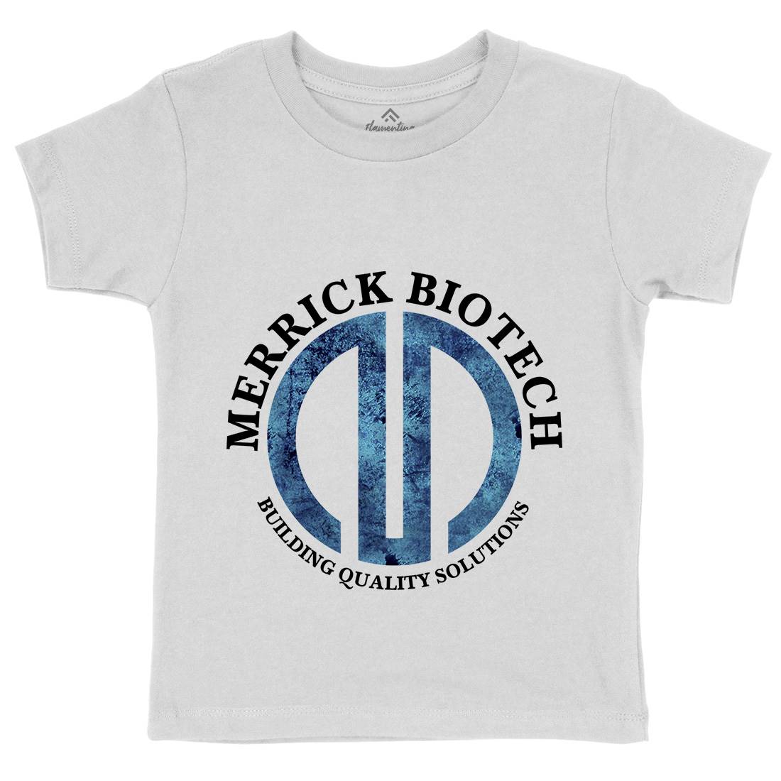 Merrick Biotech Kids Crew Neck T-Shirt Space D393