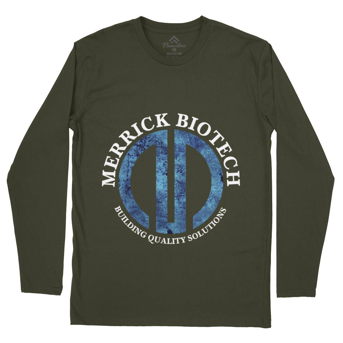 Merrick Biotech Mens Long Sleeve T-Shirt Space D393