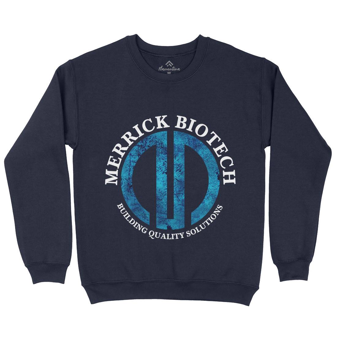 Merrick Biotech Mens Crew Neck Sweatshirt Space D393