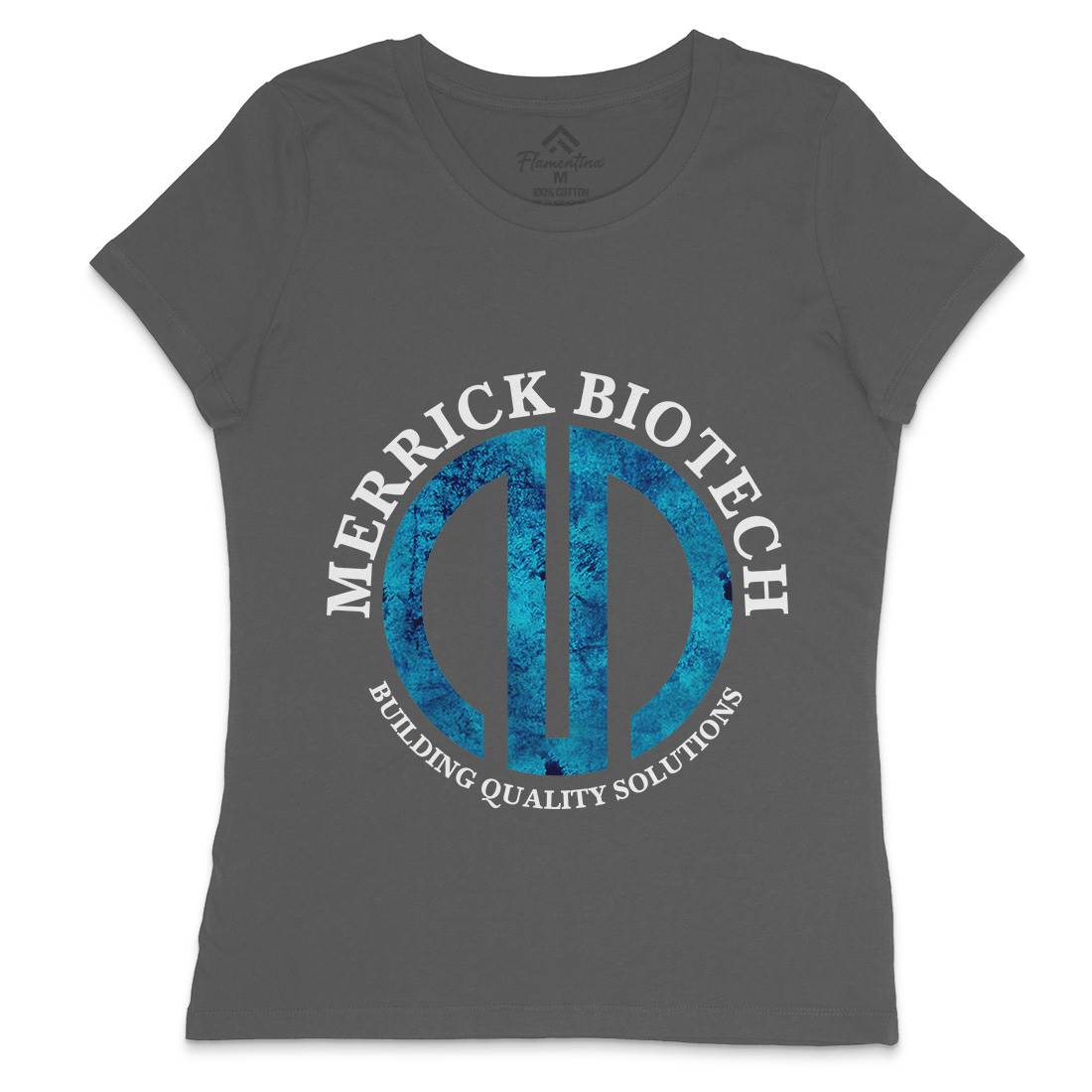 Merrick Biotech Womens Crew Neck T-Shirt Space D393