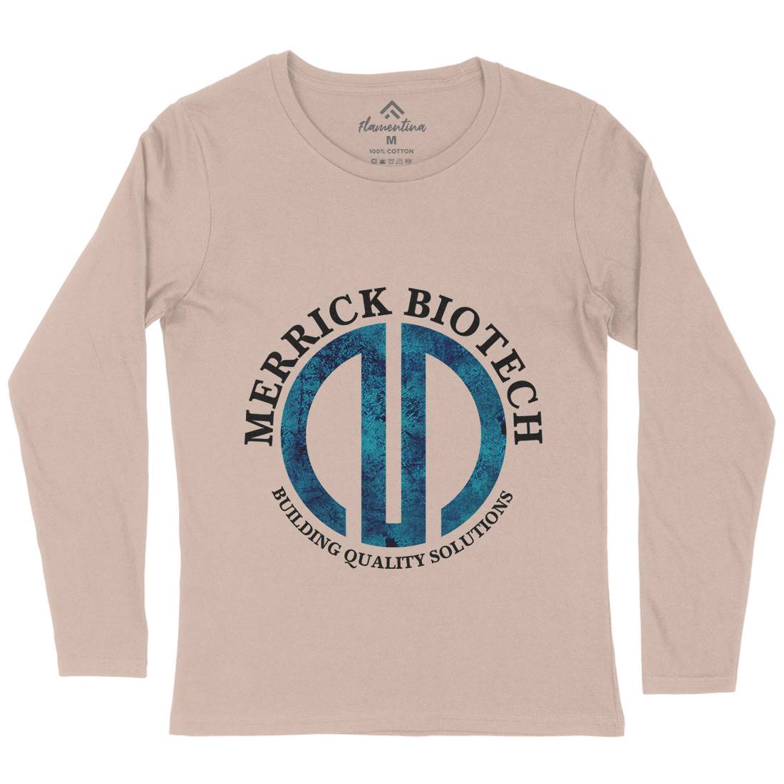 Merrick Biotech Womens Long Sleeve T-Shirt Space D393