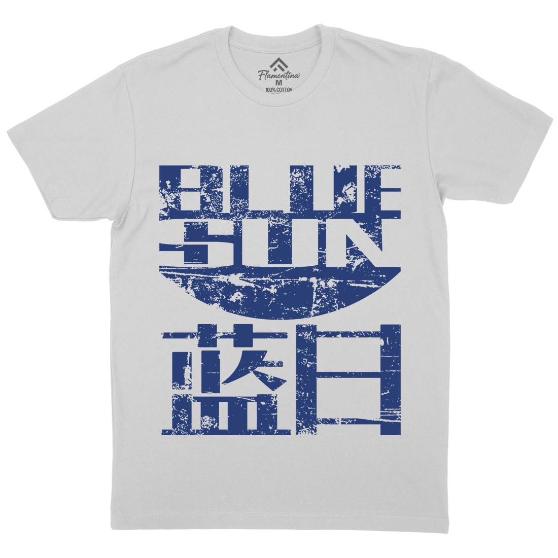Blue Sun Corp Mens Crew Neck T-Shirt Space D396