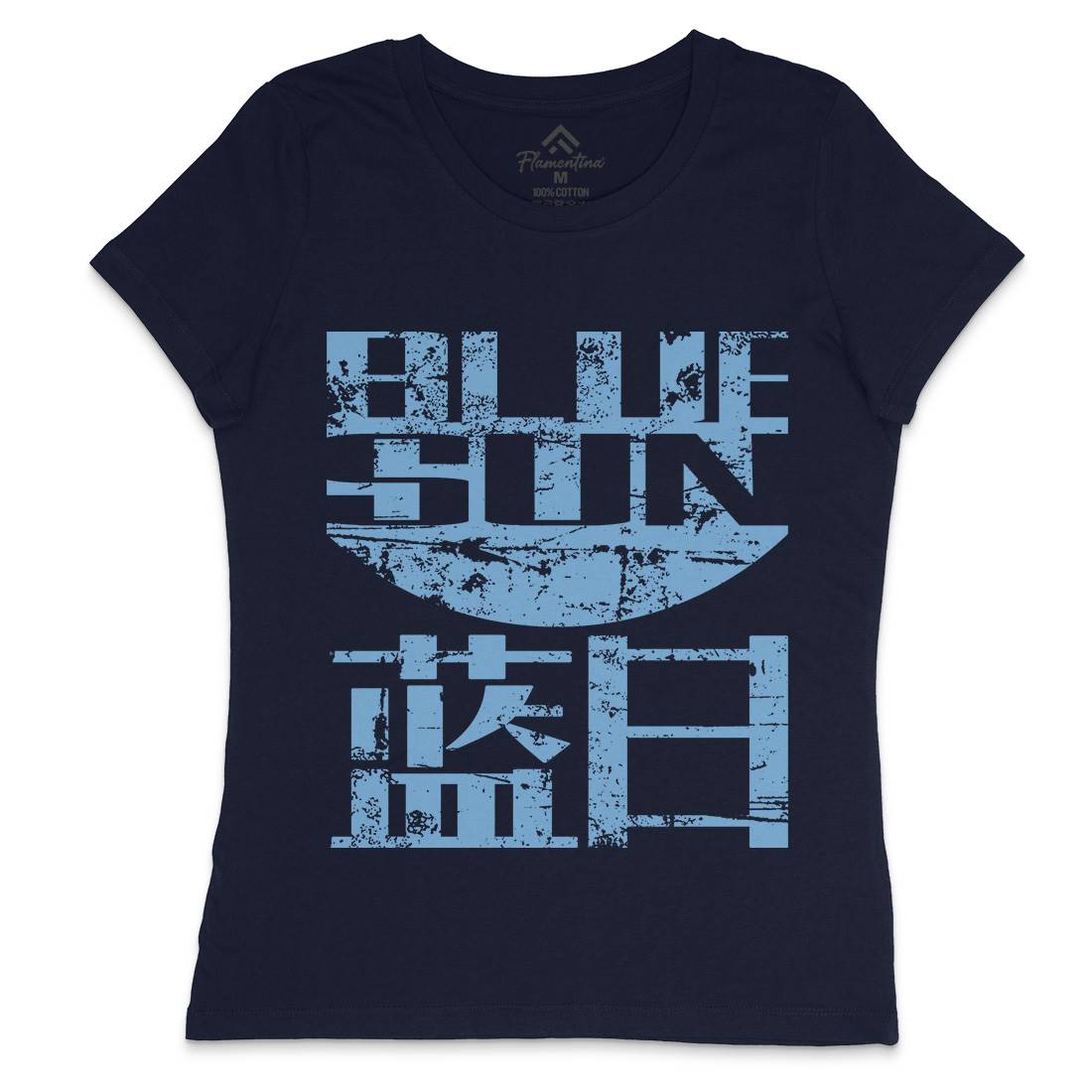 Blue Sun Corp Womens Crew Neck T-Shirt Space D396