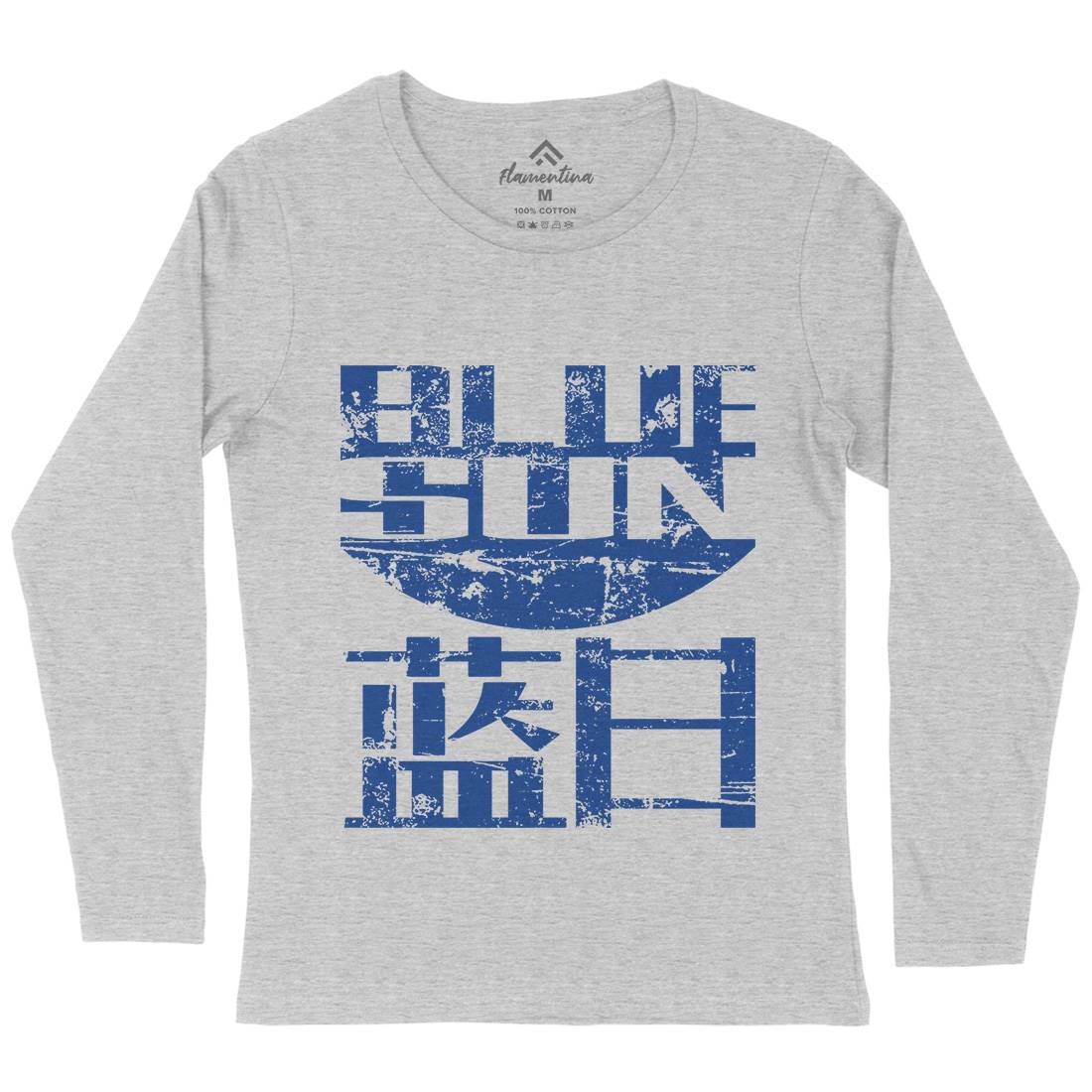Blue Sun Corp Womens Long Sleeve T-Shirt Space D396