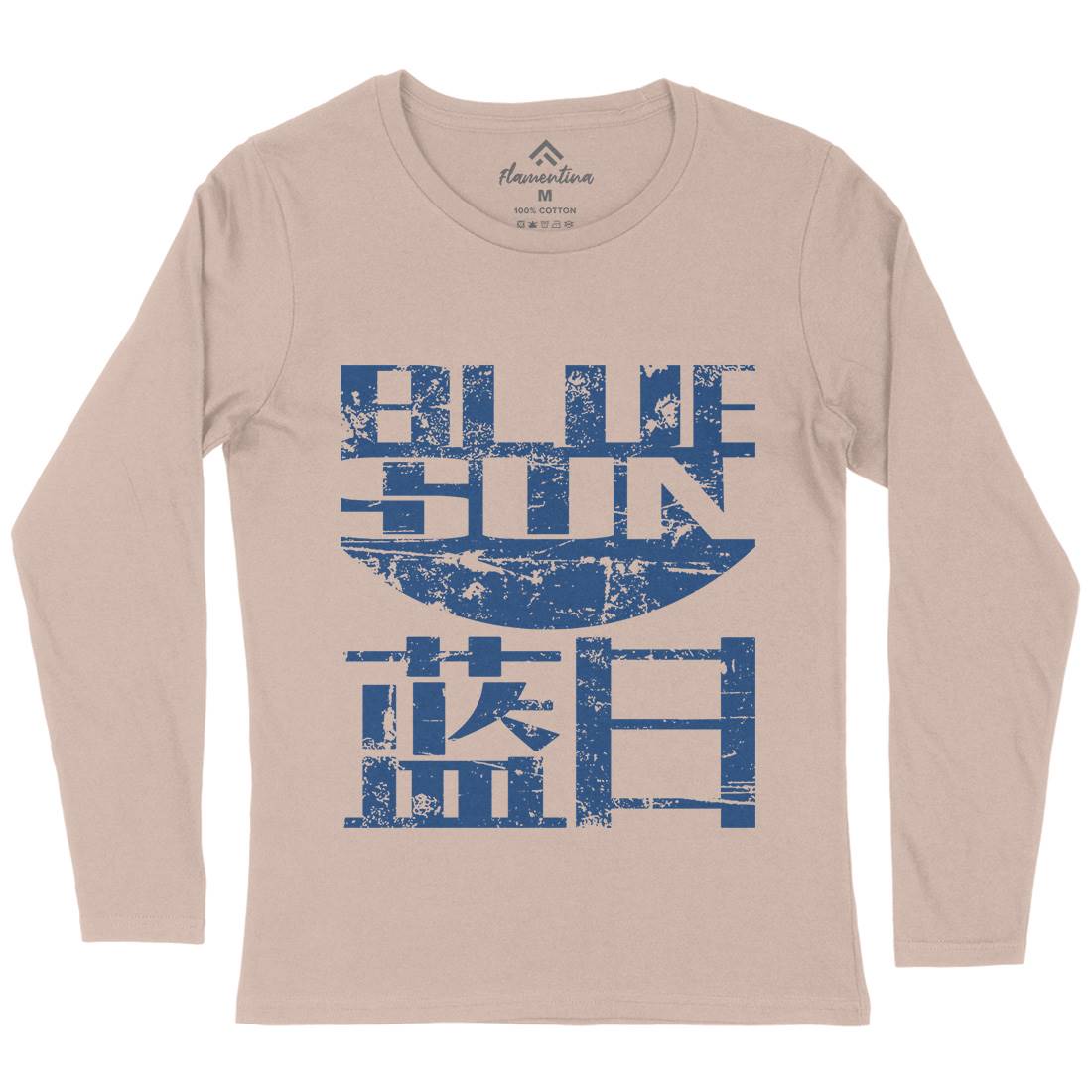 Blue Sun Corp Womens Long Sleeve T-Shirt Space D396