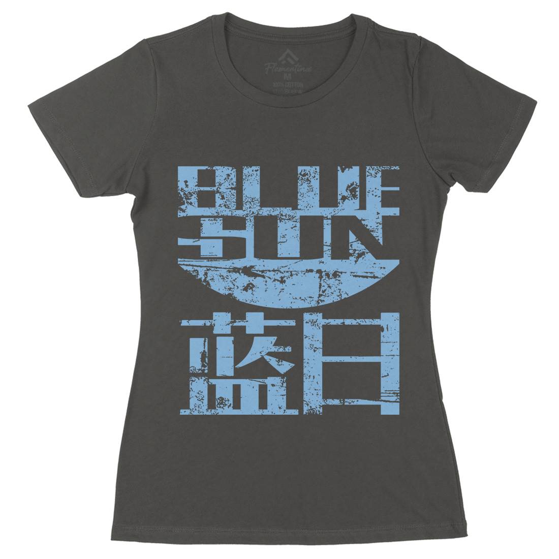 Blue Sun Corp Womens Organic Crew Neck T-Shirt Space D396