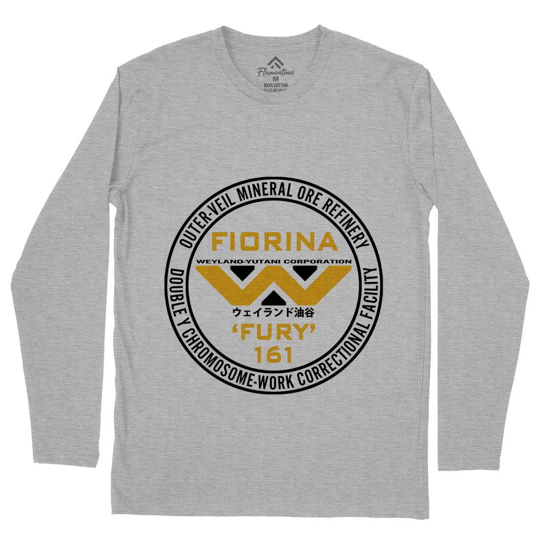 Fiorina Fury Mens Long Sleeve T-Shirt Space D397