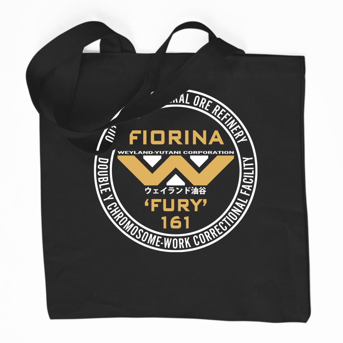 Fiorina Fury Organic Premium Cotton Tote Bag Space D397