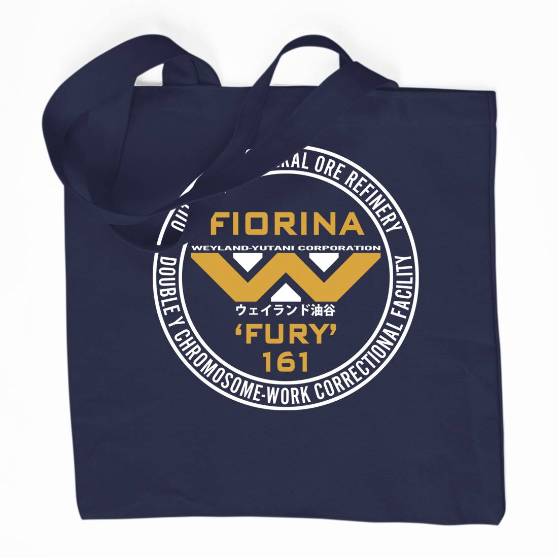 Fiorina Fury Organic Premium Cotton Tote Bag Space D397