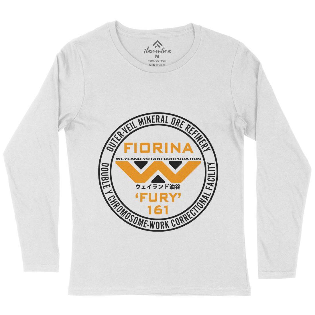 Fiorina Fury Womens Long Sleeve T-Shirt Space D397