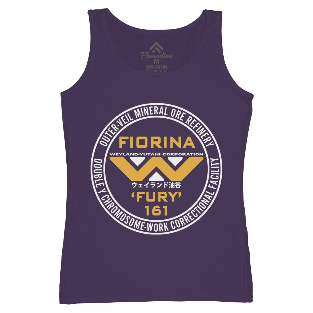 Fiorina Fury Womens Organic Tank Top Vest Space D397