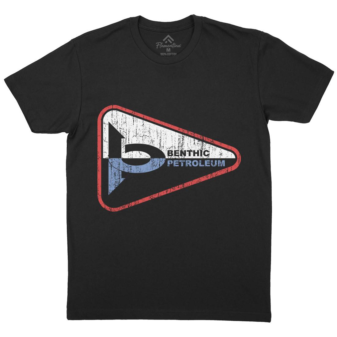 Benthic Petroleum Mens Crew Neck T-Shirt Space D399
