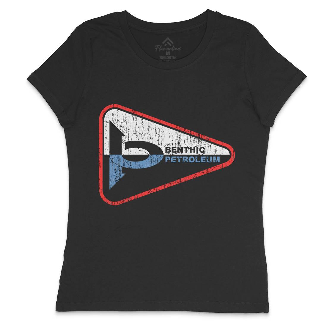Benthic Petroleum Womens Crew Neck T-Shirt Space D399