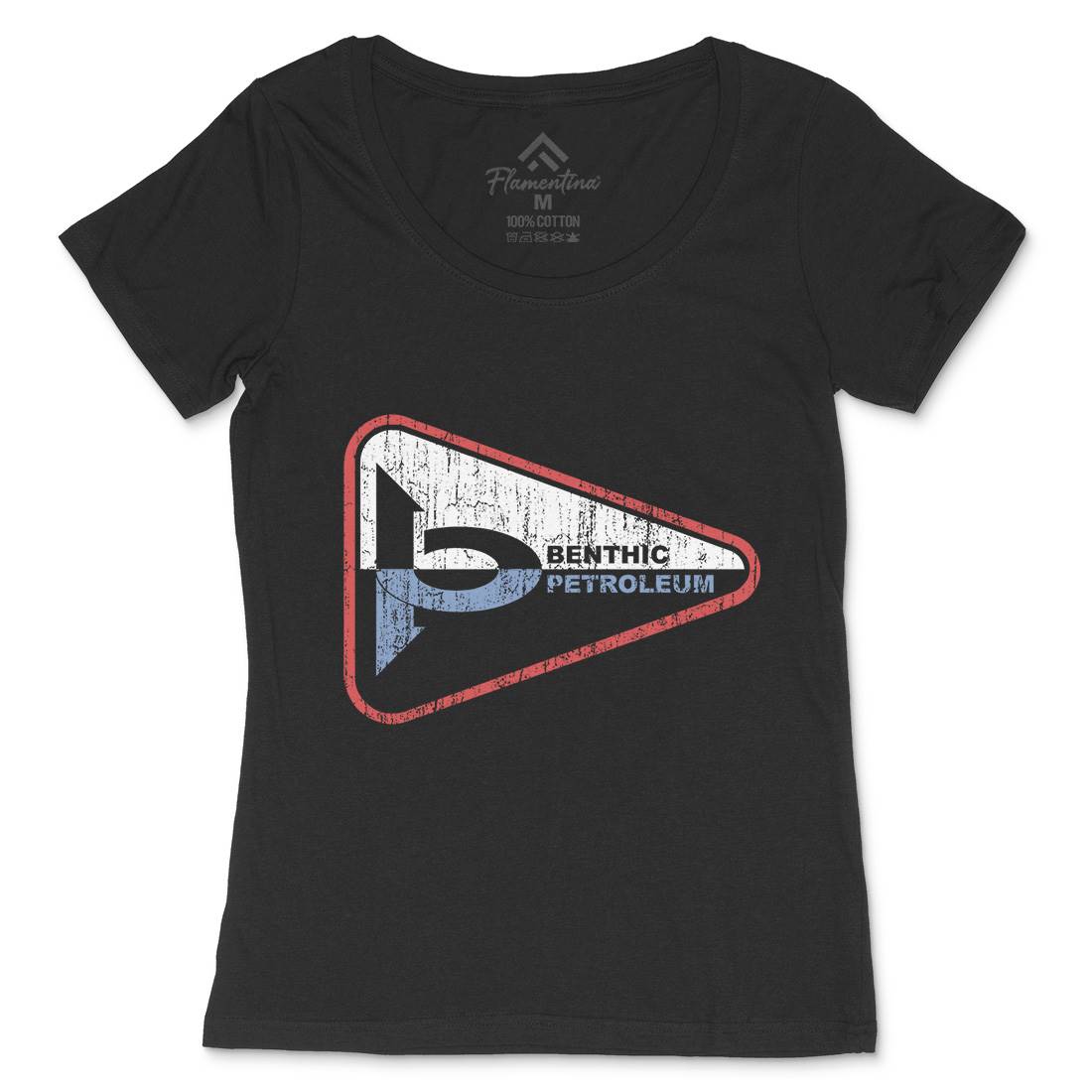 Benthic Petroleum Womens Scoop Neck T-Shirt Space D399