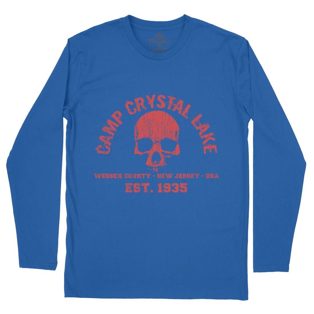 Camp Crystal Lake Mens Long Sleeve T-Shirt Horror D401