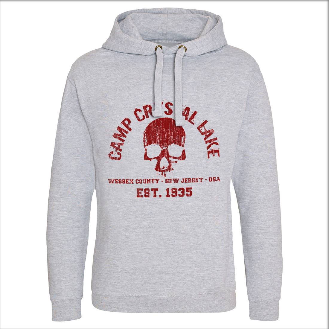 Camp Crystal Lake Mens Hoodie Without Pocket Horror D401