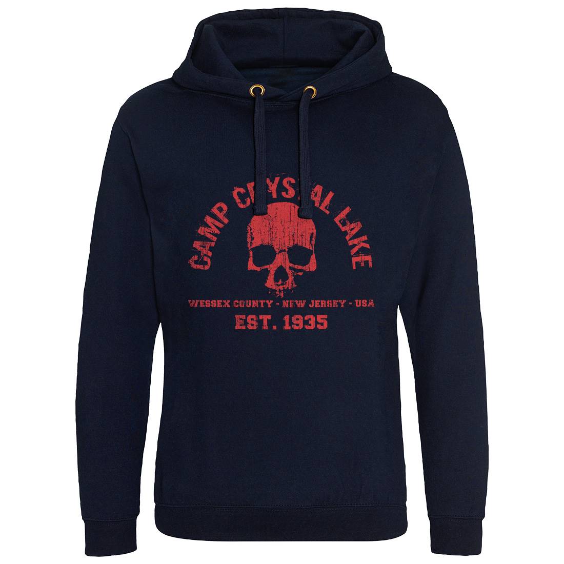 Camp Crystal Lake Mens Hoodie Without Pocket Horror D401