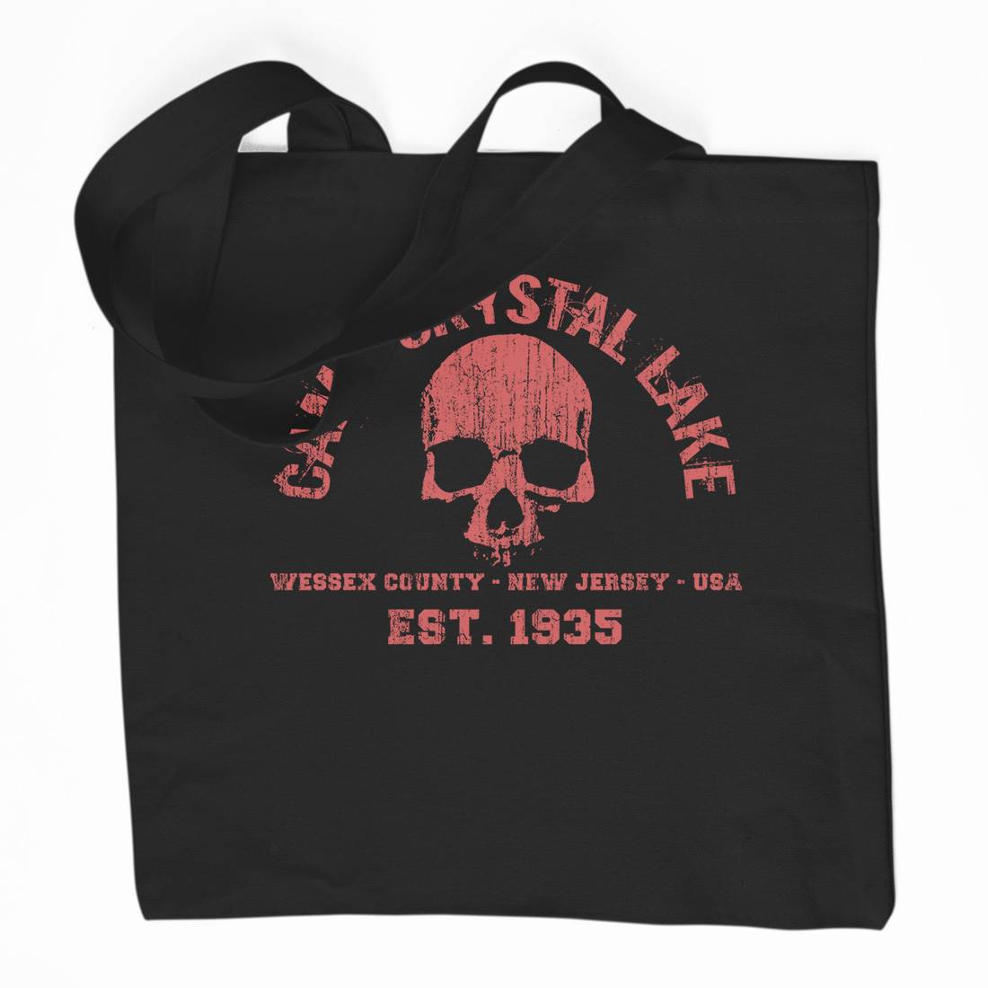 Camp Crystal Lake Organic Premium Cotton Tote Bag Horror D401