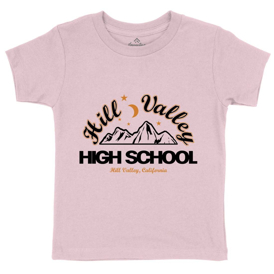 Hill Valley Kids Organic Crew Neck T-Shirt Space D402