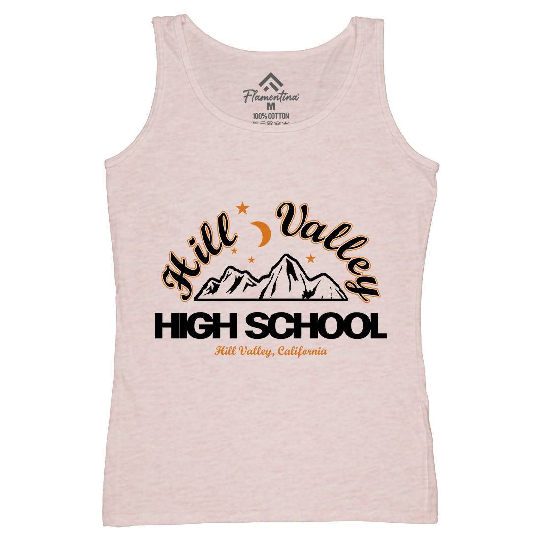 Hill Valley Womens Organic Tank Top Vest Space D402
