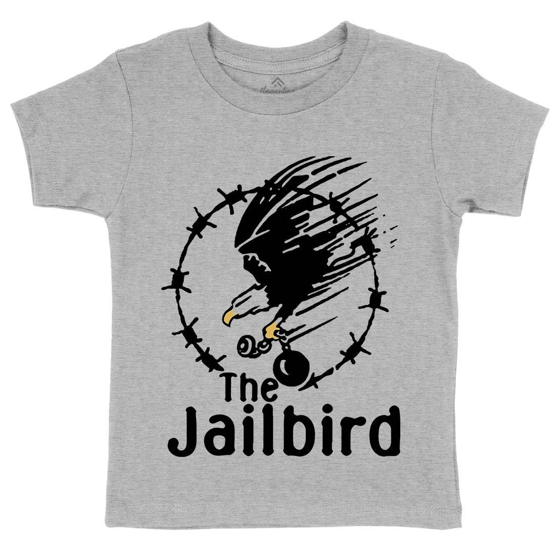 The Jailbird Kids Crew Neck T-Shirt Army D403