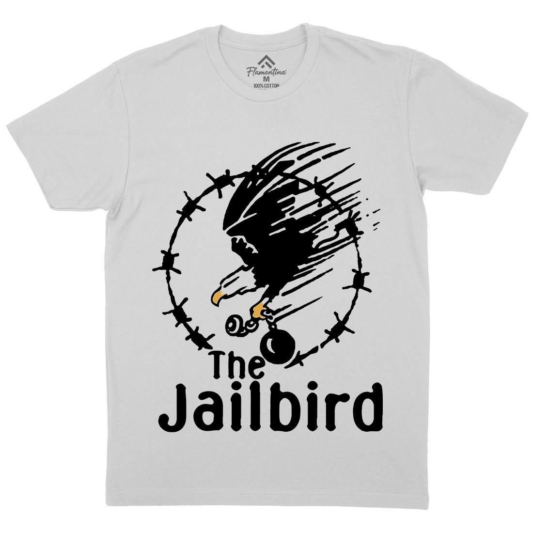 The Jailbird Mens Crew Neck T-Shirt Army D403