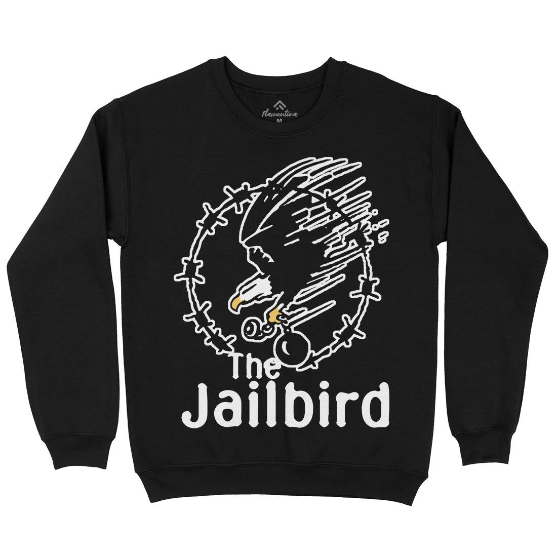 The Jailbird Mens Crew Neck Sweatshirt Army D403