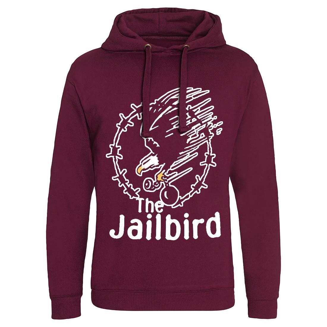 The Jailbird Mens Hoodie Without Pocket Army D403