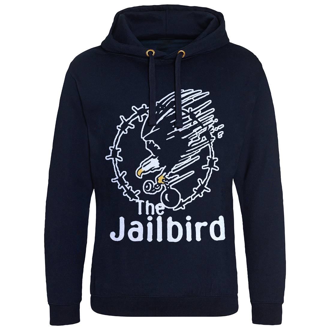 The Jailbird Mens Hoodie Without Pocket Army D403
