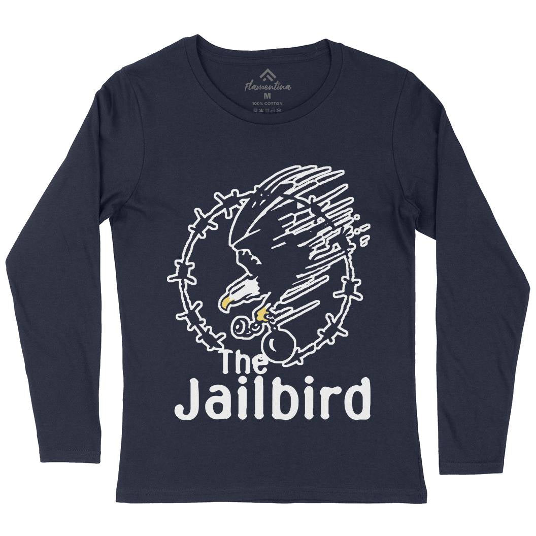 The Jailbird Womens Long Sleeve T-Shirt Army D403