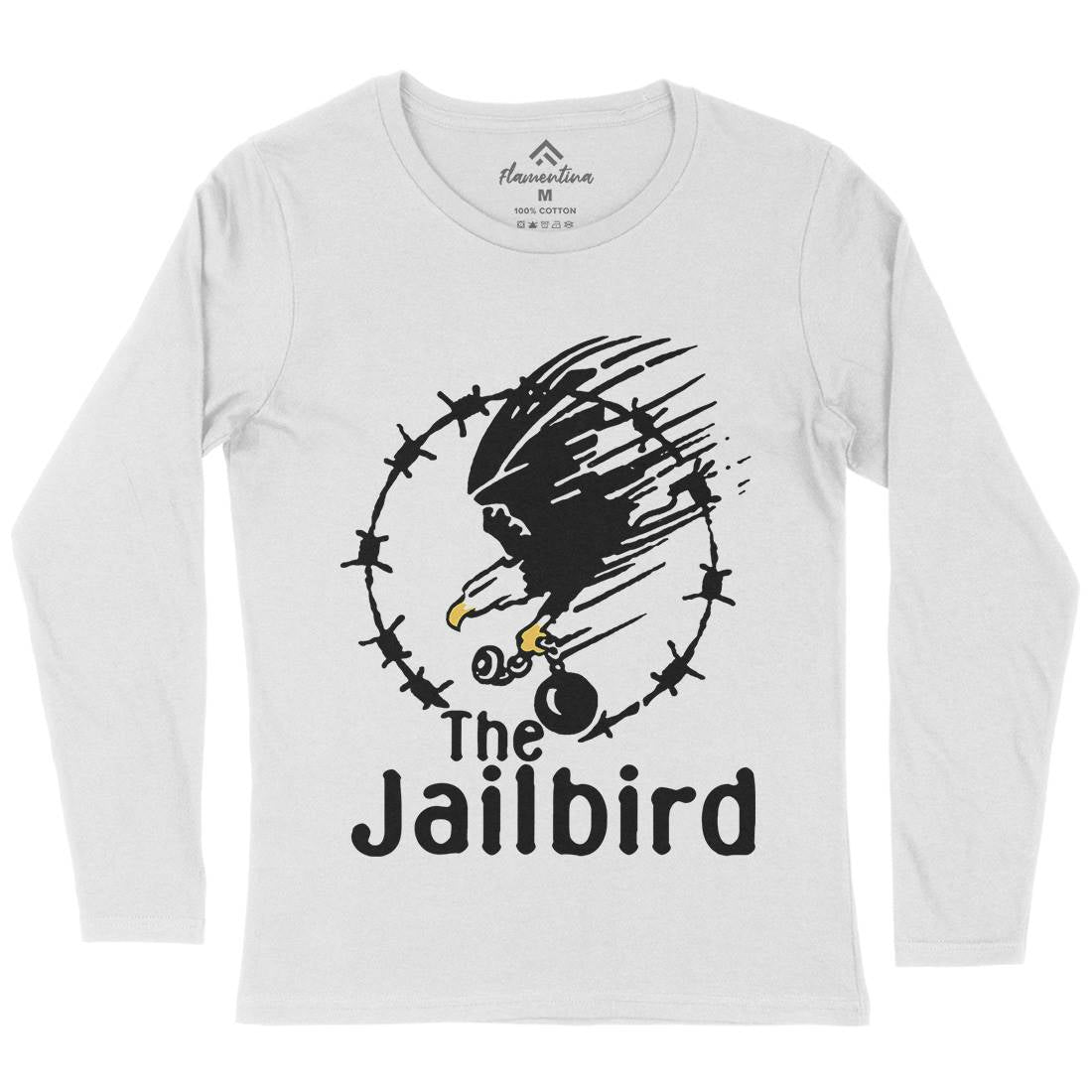 The Jailbird Womens Long Sleeve T-Shirt Army D403