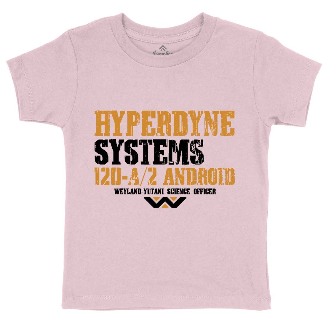 Hyperdyne Systems Kids Organic Crew Neck T-Shirt Space D404