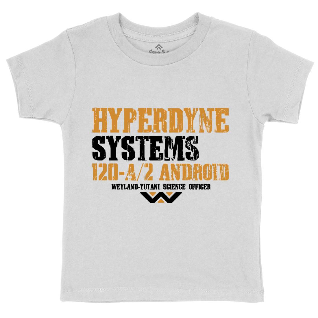 Hyperdyne Systems Kids Organic Crew Neck T-Shirt Space D404
