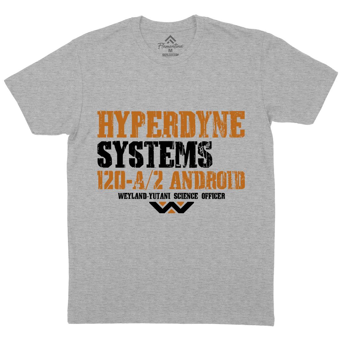 Hyperdyne Systems Mens Crew Neck T-Shirt Space D404