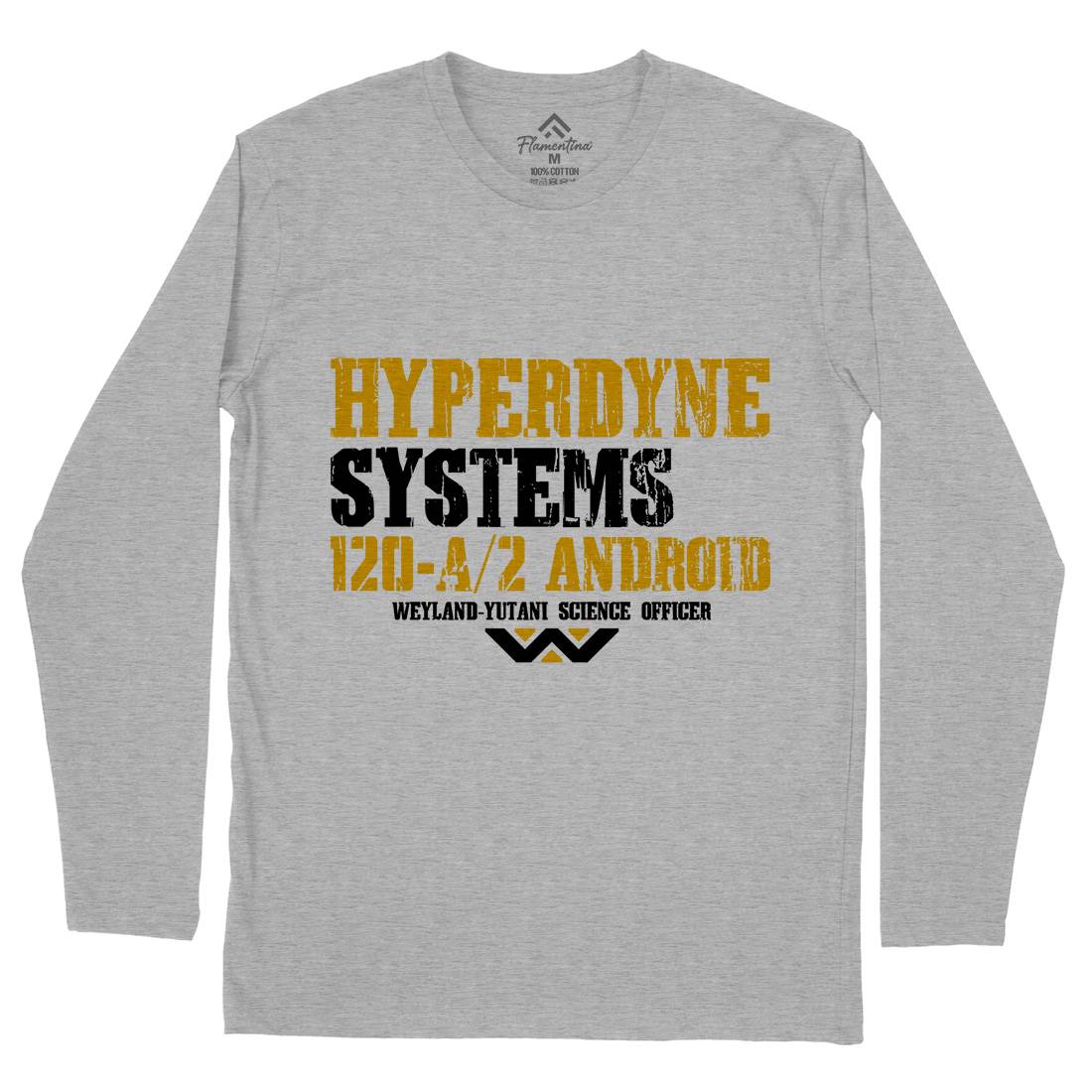 Hyperdyne Systems Mens Long Sleeve T-Shirt Space D404