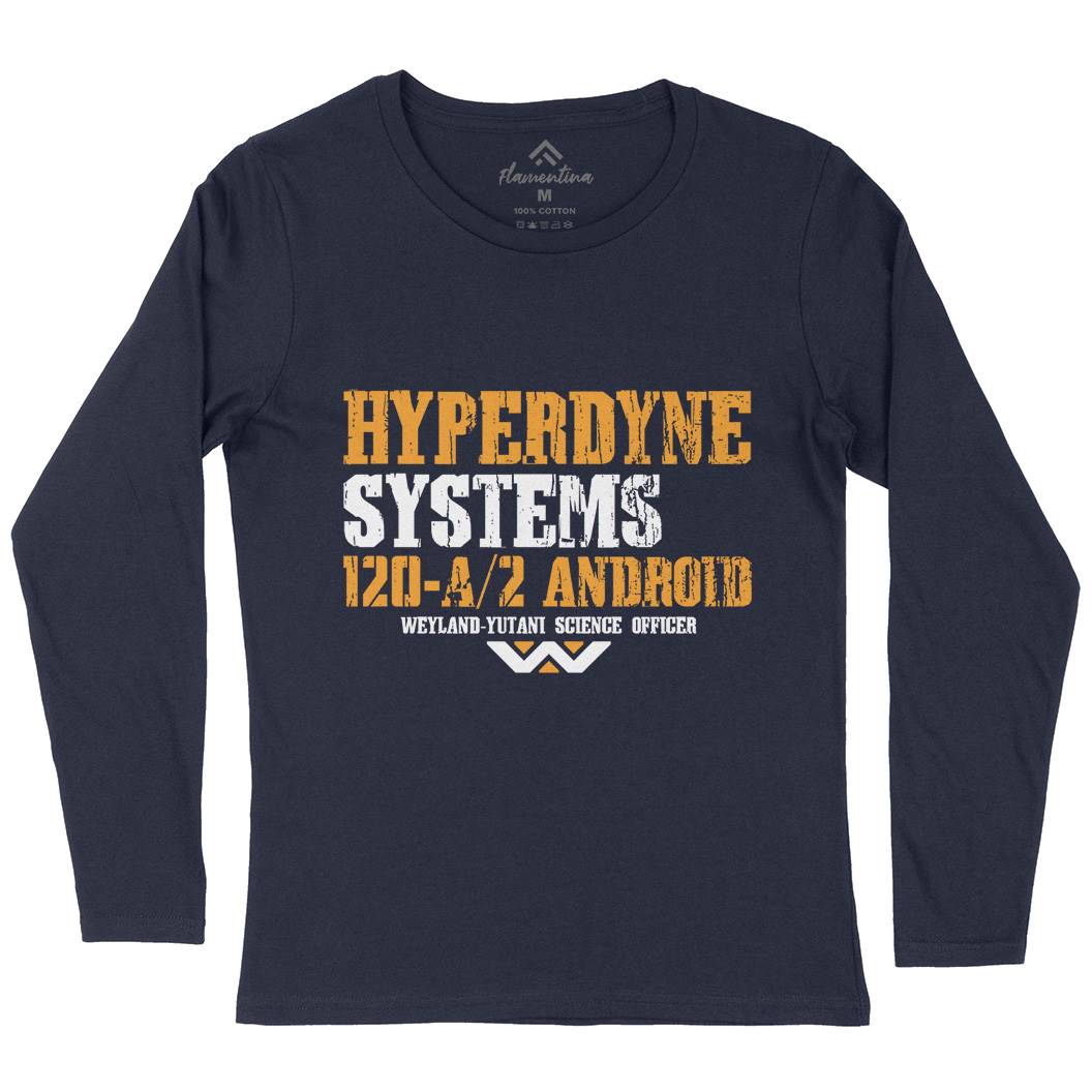 Hyperdyne Systems Womens Long Sleeve T-Shirt Space D404