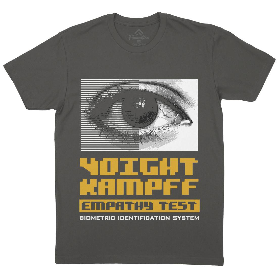 Voight Kampff Mens Organic Crew Neck T-Shirt Space D405
