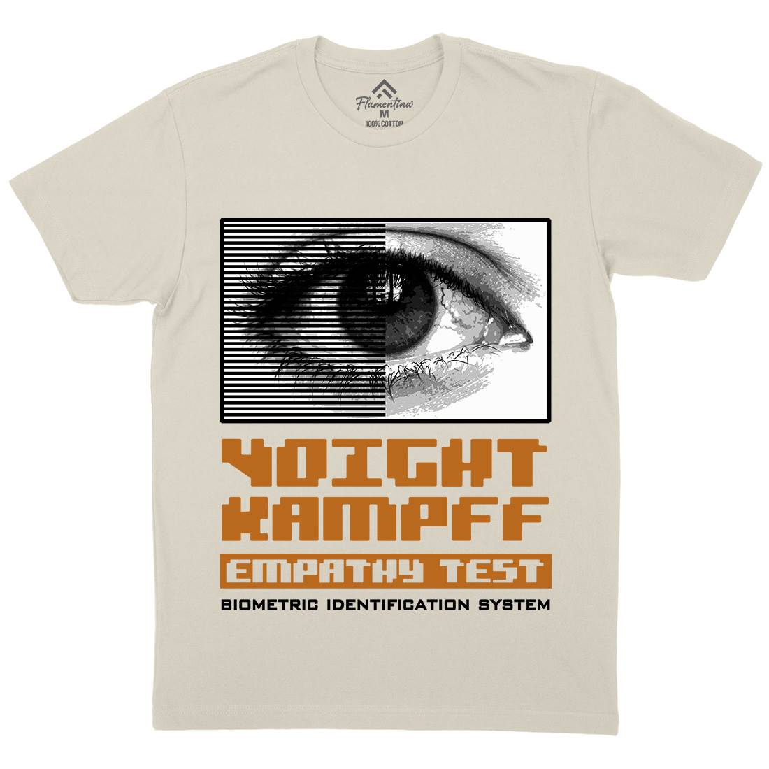 Voight Kampff Mens Organic Crew Neck T-Shirt Space D405