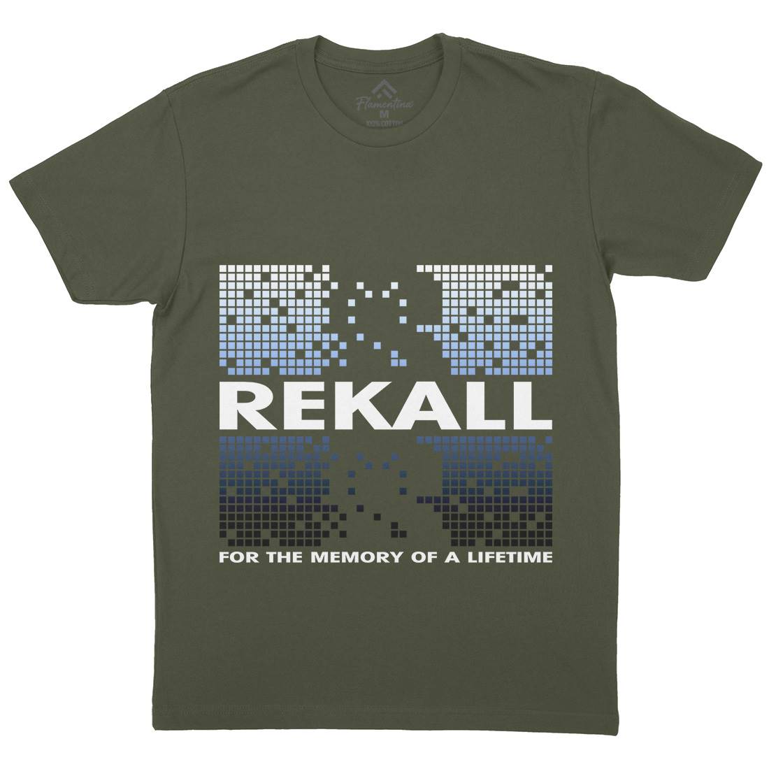 Rekall Memory Mens Crew Neck T-Shirt Space D407