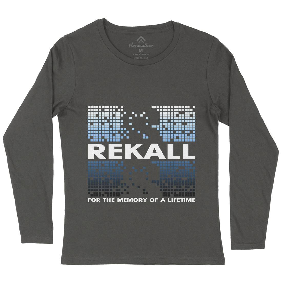 Rekall Memory Womens Long Sleeve T-Shirt Space D407