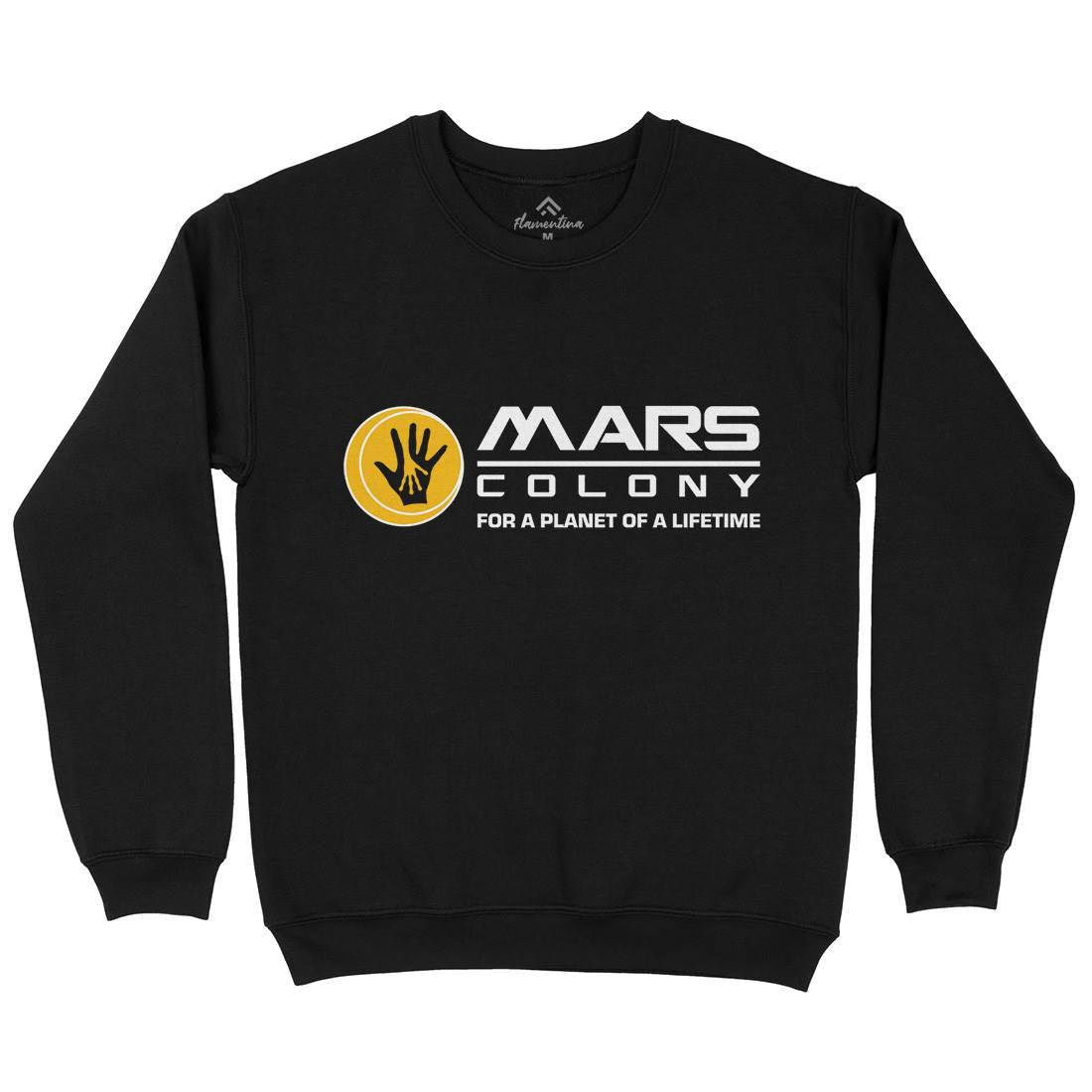 Mars Mens Crew Neck Sweatshirt Space D408