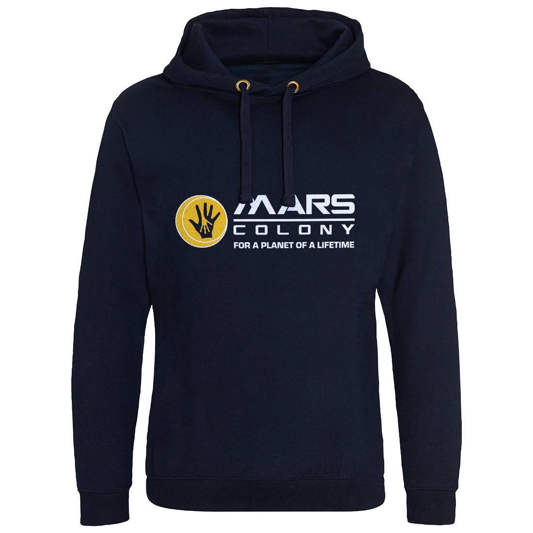 Mars Mens Hoodie Without Pocket Space D408