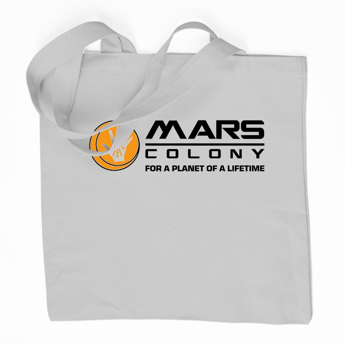Mars Organic Premium Cotton Tote Bag Space D408